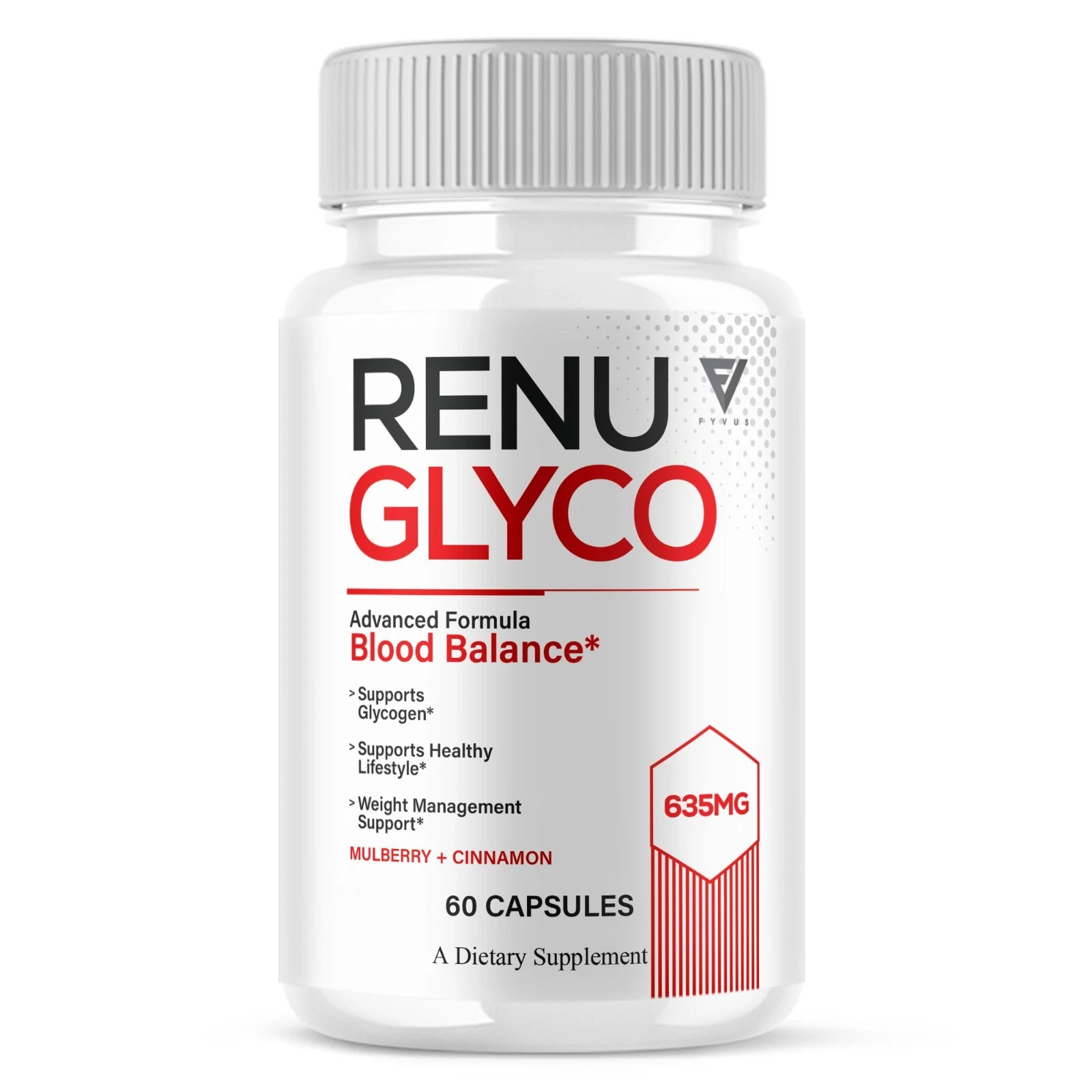 Renu Glyco Gluco Armor Blood Sugar Support Supplement Bottle